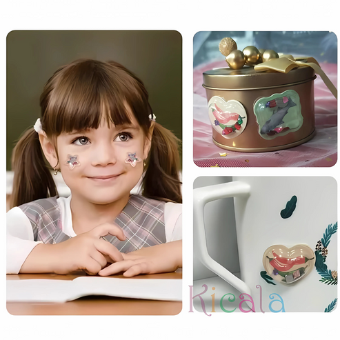 Kinderen gebruiken DIY Stickermaker