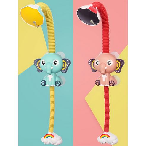 Inhoud pakket Baby Olifant Sprinkler Bad Speelgoed