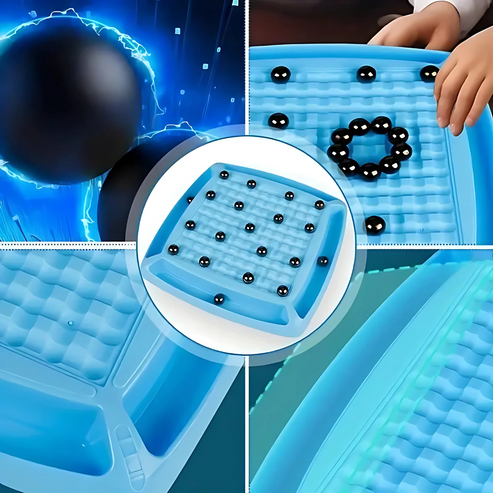 Kinderen spelen Magtrix Magnetic Chess